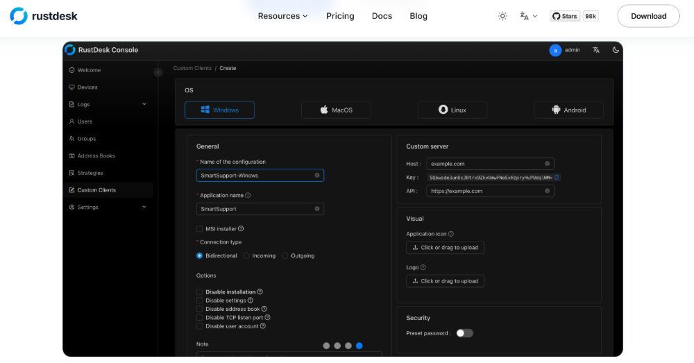 RustDesk：官方开源免费远程桌面软件，轻松下载与使用指南